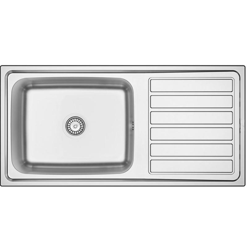 Banka Centurio 100-50 Lavello in acciaio inox da incasso 100x50 cm con sgocciolatoio 1208970030