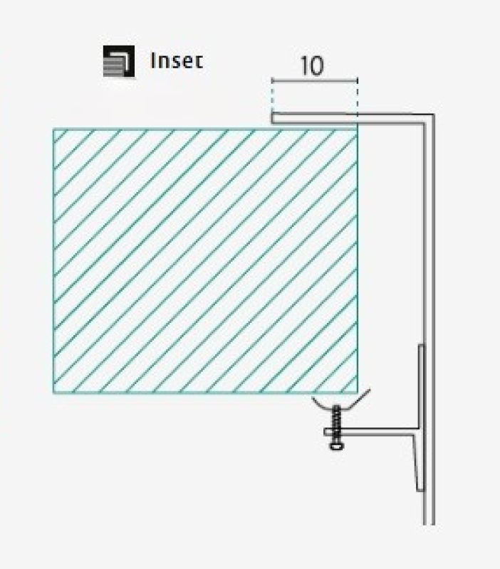 Banka IB4040 Lavello in Acciaio Inox 40 x 40 cm Montaggio a Sbalzo e a Filo 1208970040