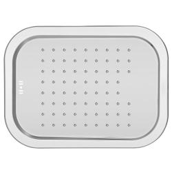 Banka Boston Acciaio inox Lavello poco profondo con sgocciolatoio 542 x 402 mm Da incasso 1208970073