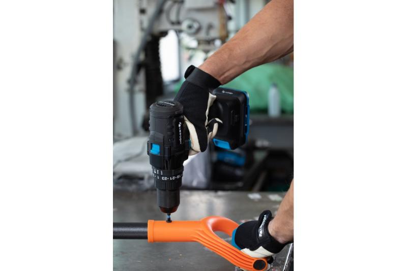 Högert potente trapano a percussione a batteria, senza spazzole, 18V