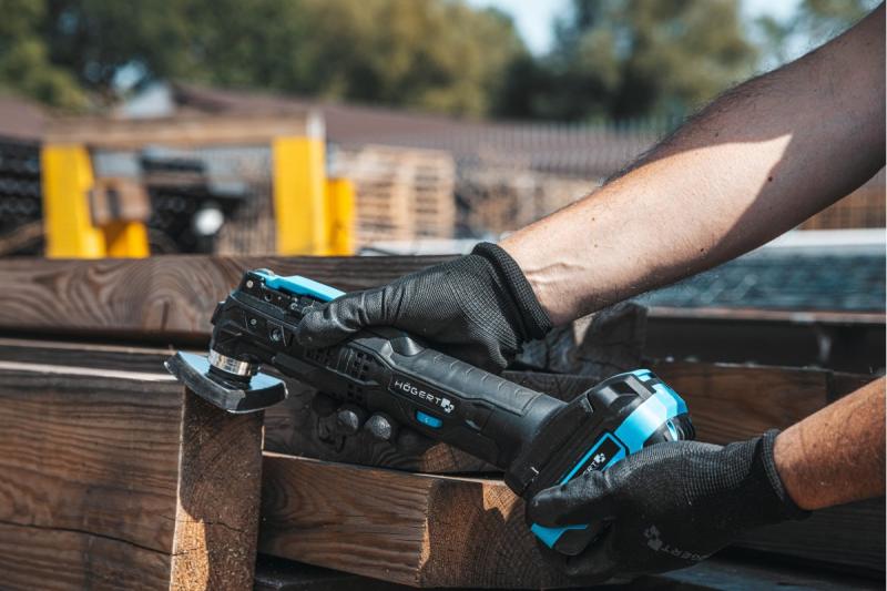 HÖGERT potente utensile multifunzione senza fili, 18V, senza batteria.