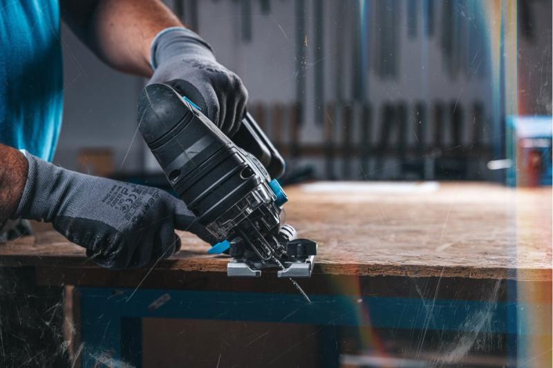 HÖGERT sega a gattuccio a batteria, 18V, impugnatura antivibrazione - senza batteria