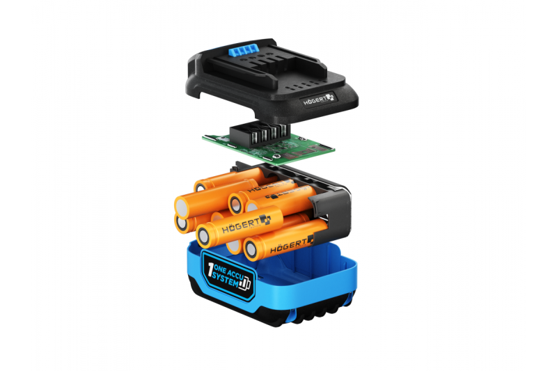 HÖGERT batteria ricaricabile 6,0 Ah 18 V