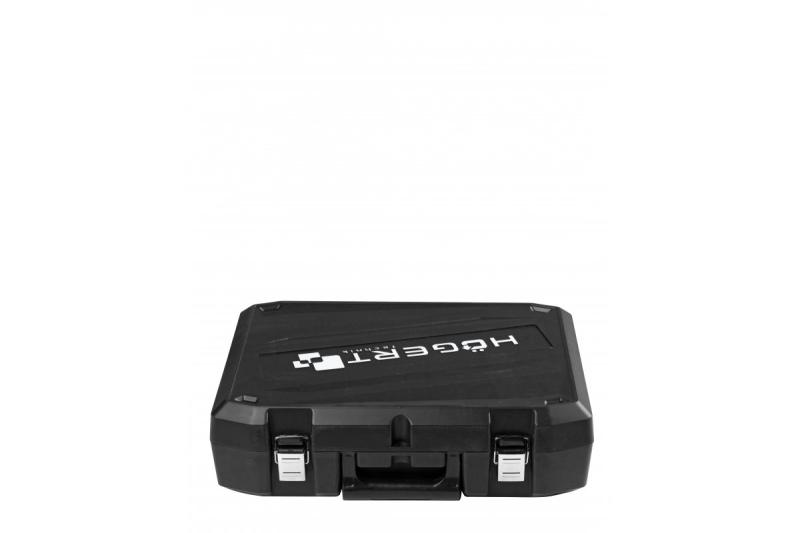 HÖGERT trapano a batteria 18V, set con batteria, caricabatterie, portabit, contenitore per punte