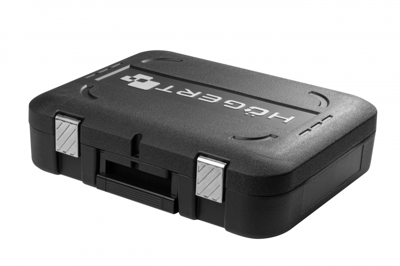 HÖGERT trapano a percussione a batteria, 18V per mattoni, pietra, legno, metallo e plastica.