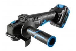 HÖGERT Smerigliatrice angolare senza fili con interruttore a paddle, 125MM, 18V - Set (batteria, caricatore, accessori)