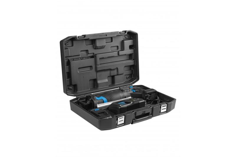 HÖGERT set met accu-reciprozaag, 18V, borstelloos, accu, oplader, accessoires