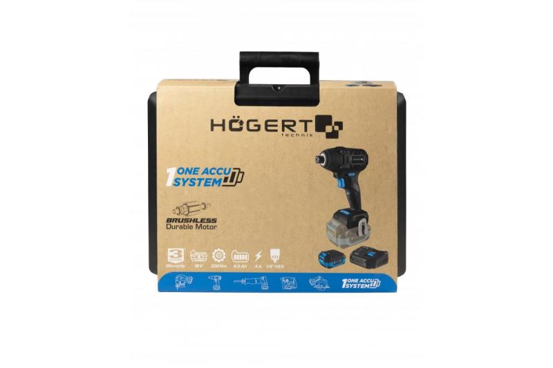 HÖGERT Ferro da stiro a batteria senza spazzole 18V, set con batteria, caricabatterie e accessori