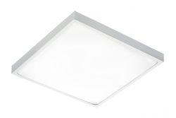 ALTAR LED Lampada da soffitto, 295x295mm, 4000K, 24W, 1680lm, AC180-250V, 50/60 Hz, PF>0.5, IP54, grigio, 3 anni di garanzia