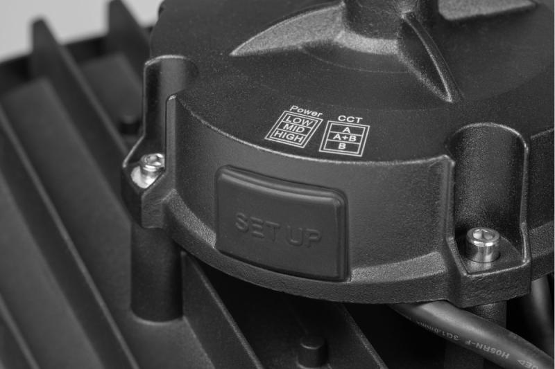 ATLANTA apparecchio highbay, LED, 150W-120W-90W, 150lm/W, CCT, AC100-240V, IP65