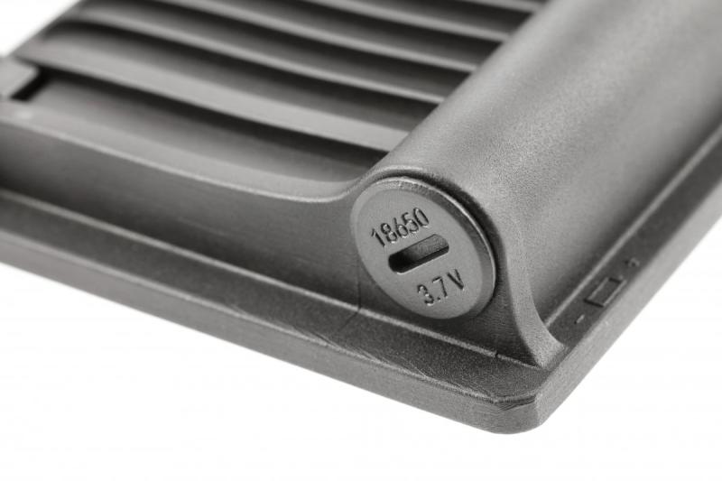 Luce di alluvione solare LUMOS II, LED, 2000lm, 6400K, 2600mAh sostituibile, IP65, nero