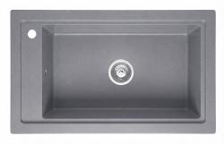 Graniteland Magra Granito Grigio Lavabo da incasso 686 x 427 mm con foro per rubinetto e tappo in acciaio inossidabile 1208970618