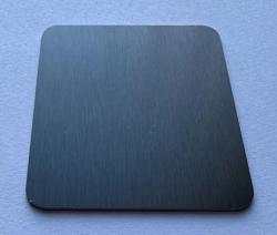 Pure.Sink PVD campione di colore in acciaio inossidabile spazzolato Gun Metal 1208970648