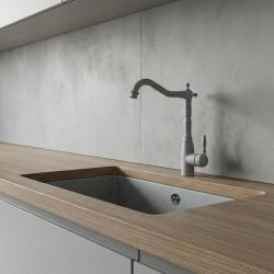 Graniteland Verve Miscelatore da Cucina Grigio con Bocca Girevole 1208970703