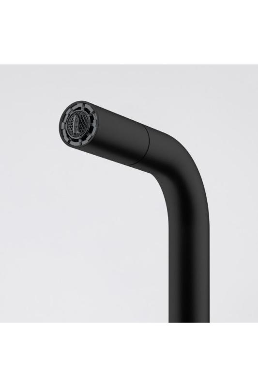 Franke Lina U Rubinetto da Cucina Nero con Bocca Estraibile 115.0728.477