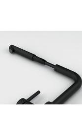 Rubinetto da cucina Franke Lina L Nero con Bocchetta Estraibile 115.0712.435