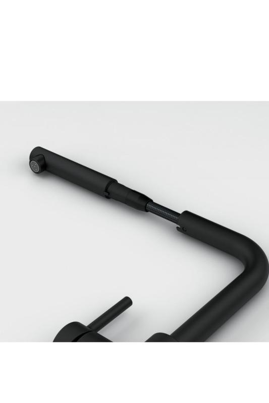 Rubinetto da cucina Franke Lina L Oyster con bocchetta estraibile 115.0728.487