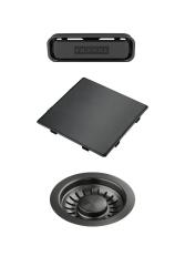 Franke Kubus 2.0 set colori Set di scarico Gun Metal 1208970828