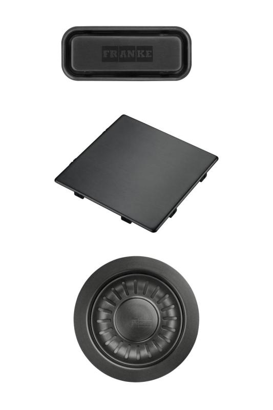 Franke Kubus 2.0 set colori Set di scarico Gun Metal 1208970828