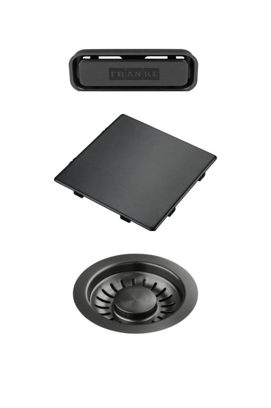 Franke Kubus 2.0 set colori Set di scarico Gun Metal 1208970828