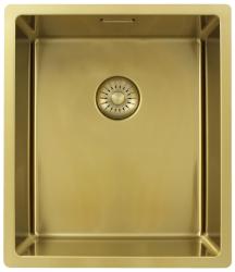 Pure.Sink Exclusivo Lavello dorato 34x40 cm raggio 10mm sottotop, filotop e sopratop PEX3440-60