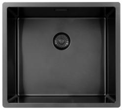 Pure.Sink Exclusivo Lavello iGun Metal 45x40 cm raggio 10mm sottotop, filotop e sopratop PEX4540-61