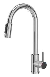 Rubinetto da cucina Quadri Viora Cromo a 3 vie con un connessione extra per acqua filtrata 1208971405