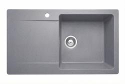 Graniteland Liri Graniti Lavello grigio in granito con zona di scolo 765x448 mm 1208971441