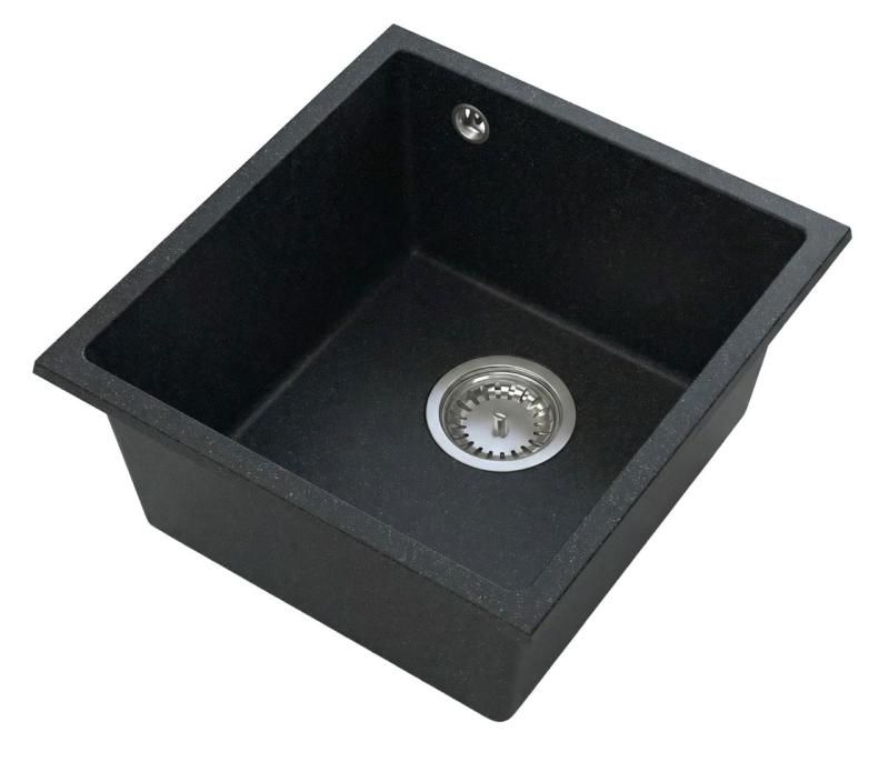Graniteland Miniva Lavabo in granito look in pietra dura Arduin sottotop 385x410 mm 1208971449