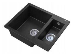 Graniteland Adda Granito nero 1.5 Lavabo da incasso 600x495mm 1208971454