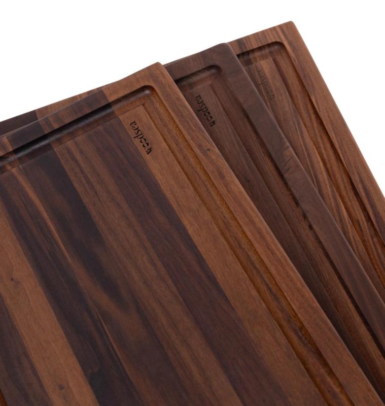 Woodsea Butcher Groove M - Tagliere in legno di noce con canale di succo 50x38 cm 1208971535