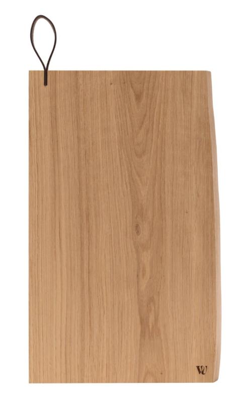 Woodsea Chop-Chop Oak L - Tagliere in rovere 40x24cm con manico in pelle 1208971541
