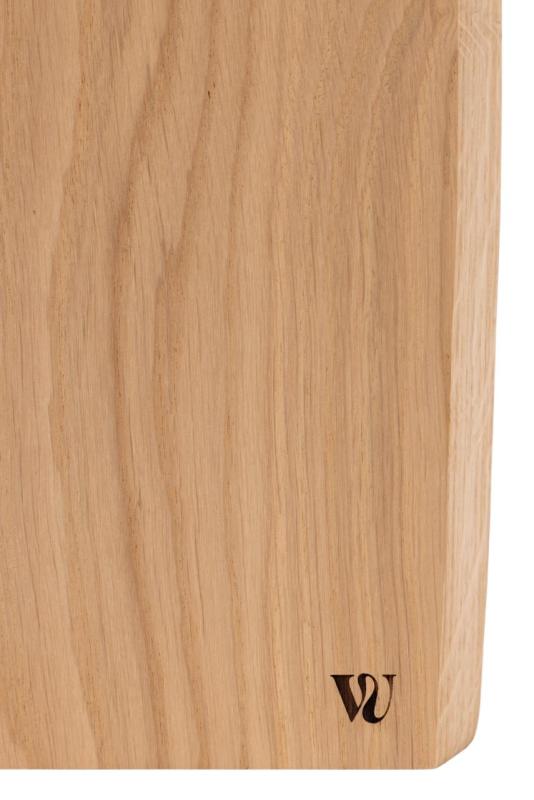 Woodsea Chop-Chop Oak XL - Tagliere in rovere 50x24cm con manico in pelle 1208971542