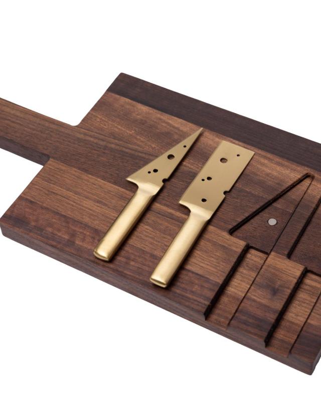 Woodsea Cheese Walnut M - Tagliere per formaggio in noce 55x20cm 1208971559