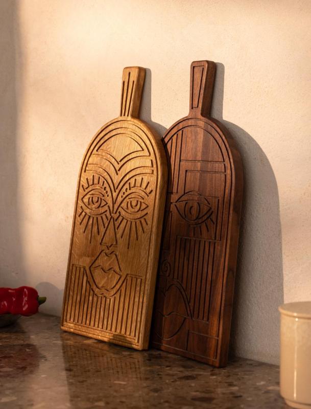 Maschera Woodsea Oak - Tagliere e vassoio in rovere 38x19 cm 1208971562