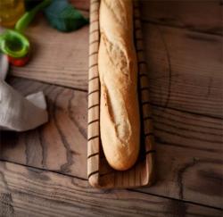 Woodsea Boardette - Tagliere e vassoio per baguette francese in legno di frassino 640x100 mm 1208971570