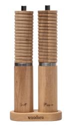 Woodsea Spice - Set di macina pepe e sale in rovere Ø5x28 cm 1208971597