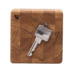 Woodsea End Grain Oak - Portachiavi in Rovere 9x9 cm 1208971600
