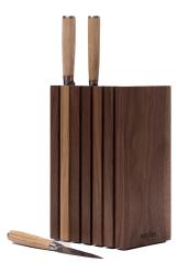 Woodsea Block Noce S - Portacoltelli in Legno di Noce Blocco 13x8 cm 1208971608
