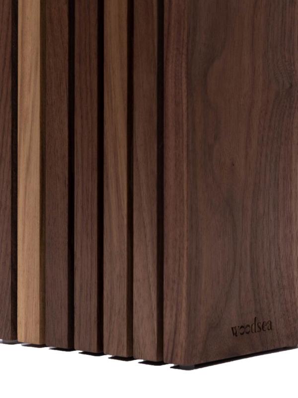 Woodsea Block Walnut M - Portacoltelli in Legno di Noce Blocco 17x12 cm 1208971609