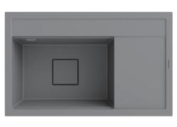 Graniteland Seta Lavabo in granito grigio da appoggio 80x50 cm 1208971621