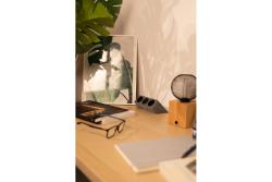 Presa per mobili SOFITO, 2xSCHUKO, USB A+C, cavo 1,5 m, grigio flock