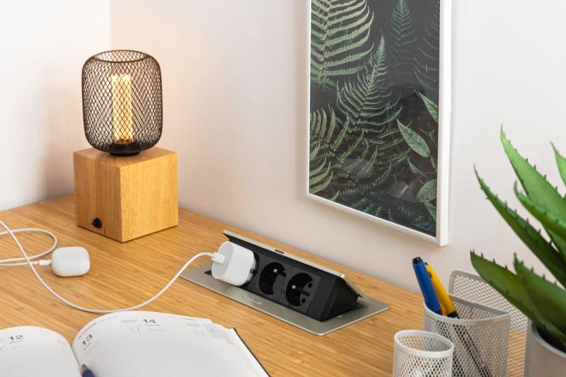 SOFT presa di corrente estraibile, cavo di alimentazione 1,5m