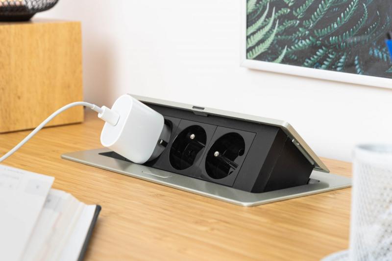 SOFT presa di corrente estraibile, cavo di alimentazione 1,5m