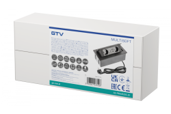 Presa per mobili MULTISOFT, 2xSHUKO, USB A+C, RJ45, cavo 1,5 m, nero