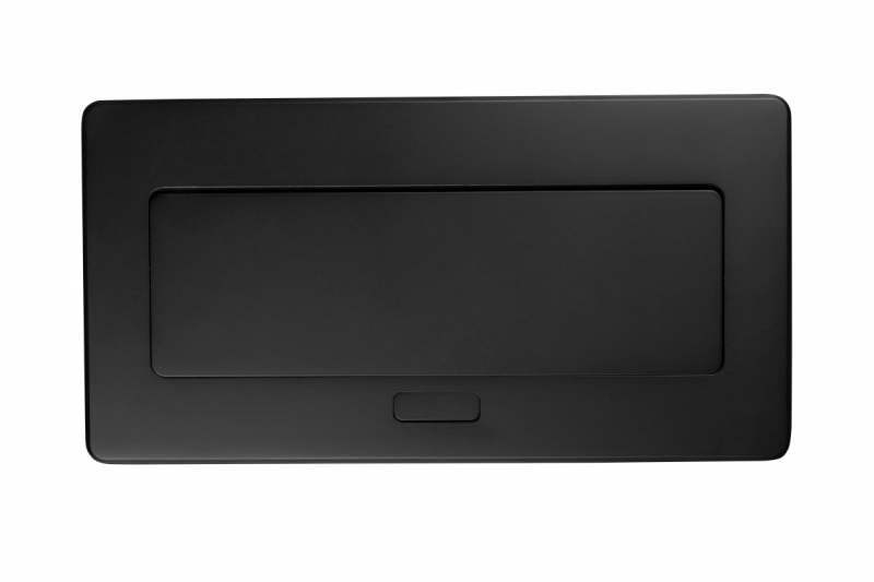 Presa per mobili MULTISOFT 2x Presa con Messa a Terra, USB A+C, RJ45, HDMI, Cavo di Alimentazione con Spina, Nero