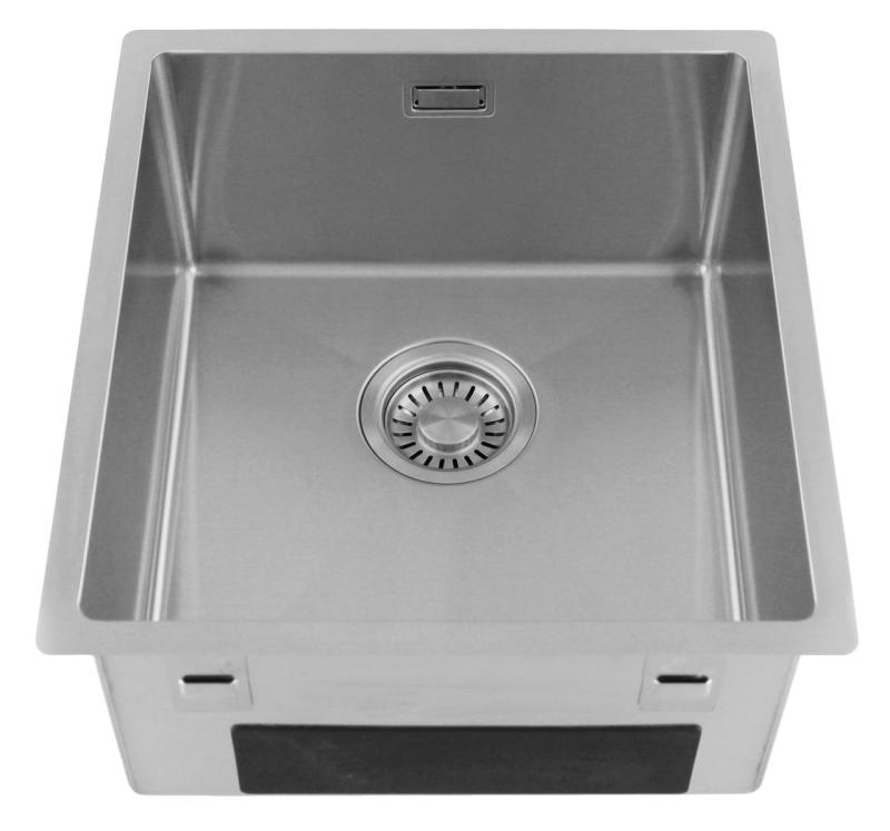 Pure.Sink Luxion Lavello in acciaio inox 36x40 cm sottopiano, incasso a filo e da appoggio  PLX3640-02