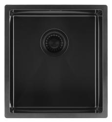 Pure.Sink Luxion PVD Lavello nero 36x40 cm sottopiano, incasso a filo e da appoggio PLX3640-63