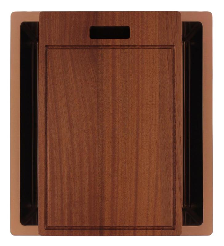 Pure.Sink Luxion Lavello in rame 36x40 cm sottopiano, incasso a filo e da appoggio PLX3640-62