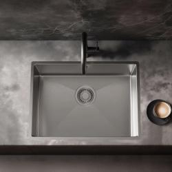 Pure.Sink Luxion Lavello in acciaio inox 50x40 cm sottopiano, incasso a filo e da appoggio PLX5040-02
